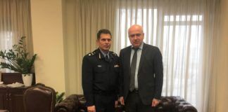 Επίσκεψη στον Περιφερειάρχη ΑΜΘ του νέου Διοικητή της Περιφερειακής Πυροσβεστικής Διοίκησης ΑΜΘ