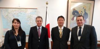 Στον Πρέσβη της Ιαπωνίας οι Αλ. Κοντός και Ευρ. Στυλιανίδης