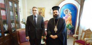 Ο νέος πρόξενος της Τουρκικής Δημοκρατίας στην Κομοτηνή στο Μητροπολίτη Μαρωνείας και Κομοτηνής