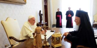 Συνάντηση Βαρθολομαίου με πάπα Φραγκίσκο στο Βατικανό