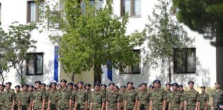 Ορκίστηκαν χθες οι νεοσύλλεκτοι της Γ΄ΕΣΣΟ στο στρατόπεδο του Πετροχωρίου