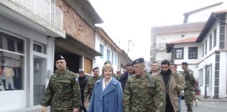 Σε Εχίνο, Γλαύκη και Μύκη η Υφυπουργός Εθνικής Άμυνας και ο Αρχηγός του Γενικού Επιτελείου Στρατού