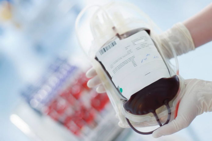 Blood transfusion bag