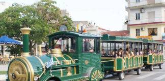 Βόλτα με το τουριστικό τρενάκι του Δήμου Ξάνθης στο πλαίσιο των ΘΛΕ