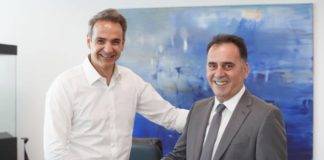 Με τον Κυριάκο Μητσοτάκη συναντήθηκε ο Σπύρος Τσιλιγγίρης