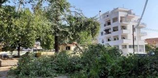 Μεγάλες καταστροφές στην Χρυσούπολη απο την χθεσινή θεομηνία (φωτό και video)