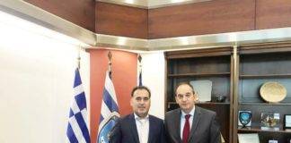 Συνάντηση του Βουλευτή Ν. Ξάνθης Σπύρου Τσιλιγγίρη με τον Υπουργό Ναυτιλίας και Νησιωτικής Πολιτικής κ. Ιωάννη Πλακιωτάκη.