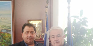 Εθιμοτυπική επίσκεψη του Δκτή Π.Υ. Ξάνθης στον νέο αντιπεριφερειάρχη Ν. Ευφραιμίδη