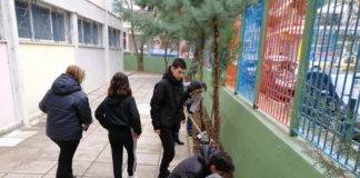 Το 2ο Γυμνάσιο Ξάνθης ομορφαίνει τον περιβάλλοντα χώρο του
