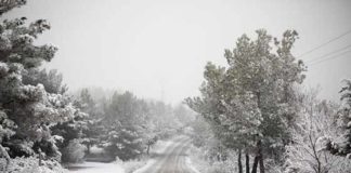 Με παγετό και χιόνια «ξύπνησε» χθες η ορεινή Ξάνθη