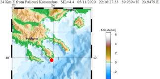 Χαλκιδική: Σεισμική δόνηση 4,2 ρίχτερ στην Σιθωνία