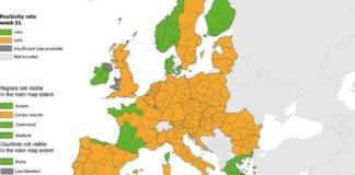 Ευχάριστα νέα: «Πράσινη» η Ελλάδα στο νέο χάρτη θετικότητας για τον κορωνοϊό στην Ευρώπη