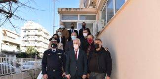 Σε Αστυνομία, Πυροσβεστική και Νοσοκομείο Ξάνθης για ανταλλαγή Πρωτοχρονιάτικων ευχών η διοίκηση του Δήμου Ξάνθης