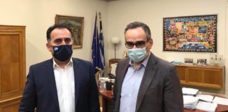 Συνάντηση Σπ. Τσιλιγγίρη με τον Αναπληρωτή Υπουργό Υγείας Β. Κοντοζαμάνη