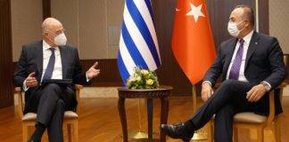 Δημόσια σύγκρουση Δένδια – Τσαβούσογλου στην κοινή συνέντευξη