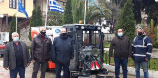 Σύγχρονο αναρροφητικό σάρωθρο απέκτησε ο Δήμος Τοπείρου
