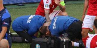 Η στιγμή της κατάρρευσης του Έρικσεν