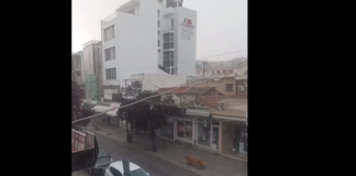 Σφοδρή χαλαζόπτωση στην Ξάνθη