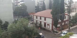 Χαλάζι στο κέντρο της Ξάνθης