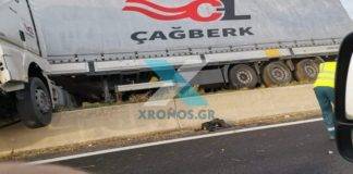 Ροδόπη: Ανατράπηκε νταλίκα, στο Νοσοκομείο ο οδηγός