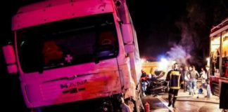 Τραγωδία στην Καβάλα: Δύο νεκροί μετά από μετωπική σύγκρουση φορτηγών