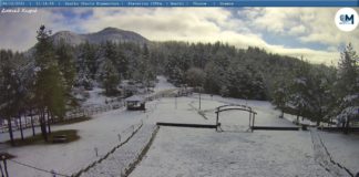 Στα «λευκά» το Δασικό Χωριό Ξάνθης