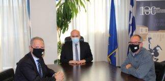 Συνάντηση του Περιφερειάρχη ΑΜΘ με τον Πρόεδρο του ΕΛΓΟ-ΔΗΜΗΤΡΑ και το Διευθυντή του ΙΝΑΛΕ