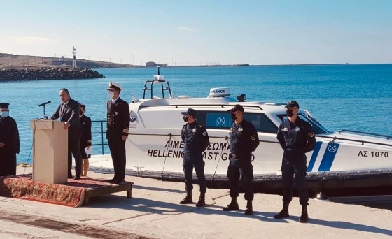 Πλακιωτάκης - Μέτιος παρέδωσαν ένα ολοκαίνουριο σκάφος στο Λιμενικό της  Σαμοθράκης | Thraki.com.gr