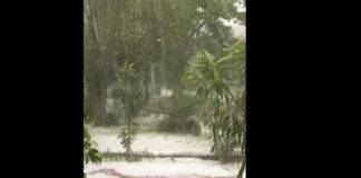 Σφοδρή χαλαζόπτωση σε Γαλάνη, Τοξότες, Λεύκη, Μαγικό κ.α