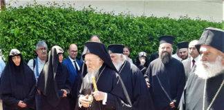 Ο Οικουμενικός Πατριάρχης στον τάφο του Μακαριστού Μητροπολίτη Δράμας, παρουσία του Μητροπολίτη Ξάνθης