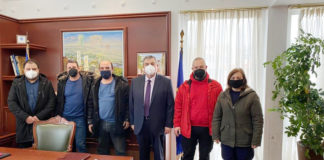 Συνάντηση της Συνδικαλιστικής Κίνησης Αστυνομικών Ξάνθης με τον Αντιπεριφερειάρχη Κ. Κουρτίδη