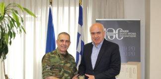 Επίσκεψη στον Περιφερειάρχη ΑΜΘ του Διοικητή της 1ης Στρατιάς