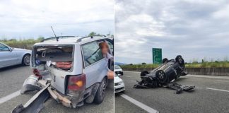 Σοβαρό τροχαίο λίγο πριν το Πόρτο Λάγος, «τουμπάρισε» αμάξι