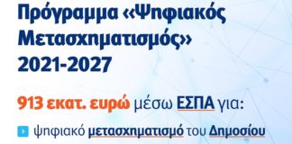 Εγκρίθηκε το Επιχειρησιακό Πρόγραμμα «Ψηφιακός Μετασχηματισμός» 2021-2027 από την Ευρωπαϊκή Επιτροπή