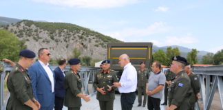 Παρουσία του Περιφερειάρχη Χρήστου Μέτιου η τελετή παραλαβής των νέων μηχανημάτων Μηχανικού του Δ’ Σώματος Στρατού