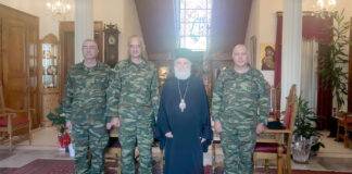 Επίσκεψη του αρχηγού ΓΕΕΘΑ στον Μητροπολίτη Ξάνθης