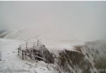 Έπεσαν χιόνια στο Φαλακρό