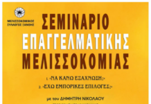 Σεμινάριο επαγγελματικής μελισσοκομίας στην ΟΕΒΕ Ξάνθης