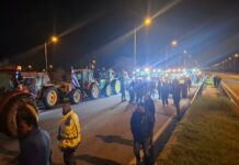 Μπλόκα αγροτών: Διακόπτεται μέχρι νεωτέρας, η κυκλοφορία των οχημάτων στον κόμβο της Κομοτηνής (προς Ξάνθη)