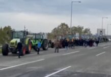 Συμβαίνει τώρα: Κλειστή η Εγνατία, στον κόμβο των Βαφέικων, απο τους αγροτοκτηνοτρόφους της Ξάνθης