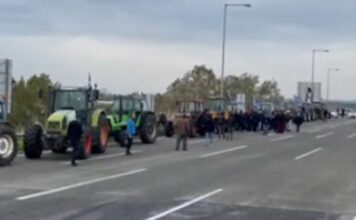 Συμβαίνει τώρα: Κλειστή η Εγνατία, στον κόμβο των Βαφέικων, απο τους αγροτοκτηνοτρόφους της Ξάνθης