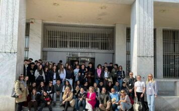 Το Ωνάσειο Λύκειο, στο Δημαρχείο Ξάνθης, στο πλαίσιο της ελληνοπολωνογερμανικής φιλοξενίας Erasmus+