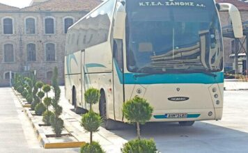 «Εγκλωβισμένο» το ΚΤΕΛ Ξάνθης