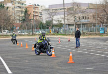 Ξεκίνησε τη λειτουργία της η νέα πίστα εξετάσεων υποψηφίων οδηγών δικύκλων στην Κομοτηνή