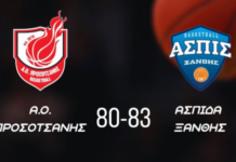 NL2: Προσοτσάνη – Ασπίδα 80-83