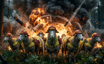 Αιγοπρόβατα σε ρόλους… πυρασφάλειας και αγροφύλακα!