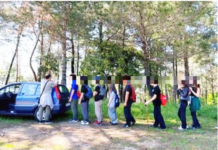 Orienteering στο περιαστικό δάσος της Ξάνθης μαθητές /τριες του 3ου Γυμνασίου στα πλαίσια του προγράμματος «Αειφόρος Εκπαίδευση»