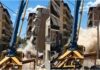 Πετράλωνα: Καρέ – καρέ η στιγμή της κατάρρευσης της πολυκατοικίας, δείτε εικόνες