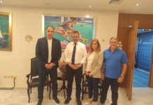 Συνάντηση Β. Παυλακάκη με Γ. Βρούτση για την προώθηση του έργου κατασκευής κλειστού σταδίου στίβου στην Ξάνθη