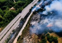 Φωτιά στην Καβάλα: Φιάλες πολυουρεθάνης ανεφλέγησαν από τη ζέστη κι έπεσαν από φορτηγό που κινείτο στην Εγνατία – Χειροπέδες στον 36χρονο οδηγό
